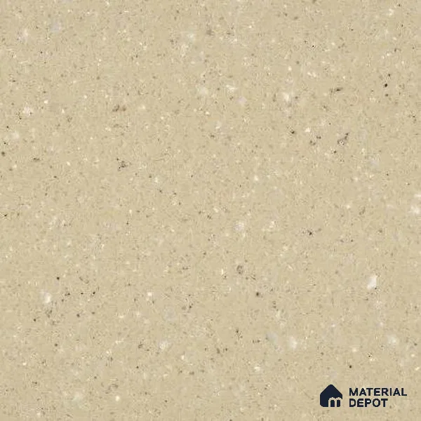 G100 Peanut Butter 12.07 ft x 2.49 ft Solid Surface Corian - 12 mm